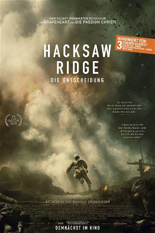 Hacksaw Ridge - Die Entscheidung poster