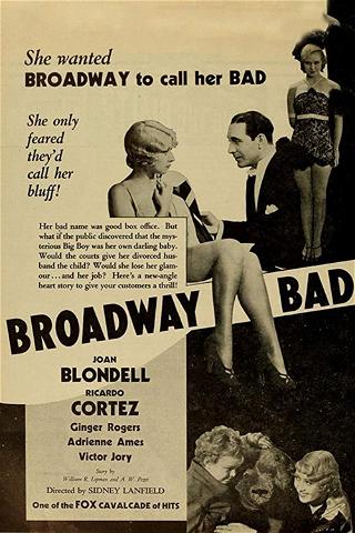 Broadway Bad poster