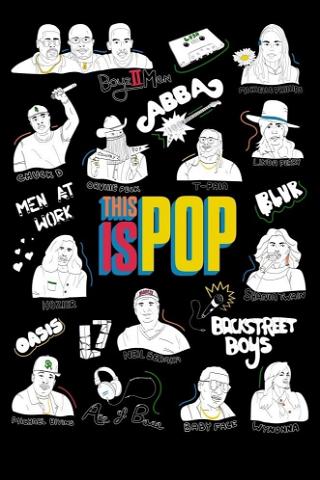 Krótka historia popu poster