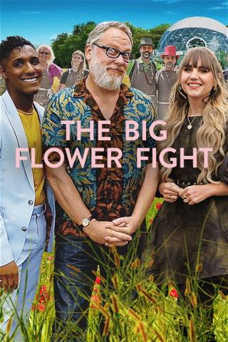 Den stora blomsterkampen poster
