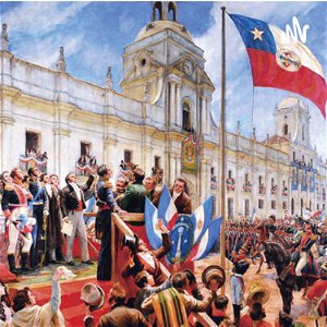 Historia de Chile: alas etapas de la independencia poster