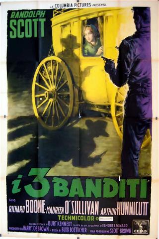 I tre banditi poster