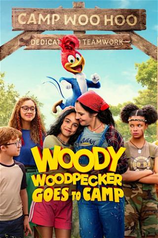 Woody Woodpecker gaat op kamp poster