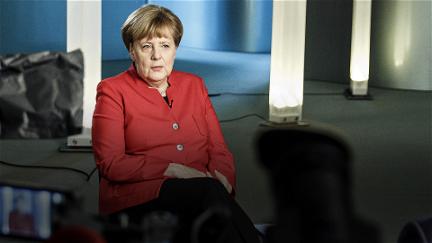 Portræt af Angela Merkel  poster