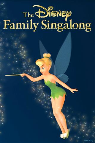 La familia Disney cantando juntos poster