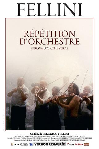 Répétition d'orchestre poster