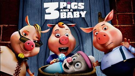 Tres cerdos y un bebé poster