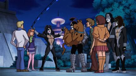 Scooby Doo and Kiss - poster