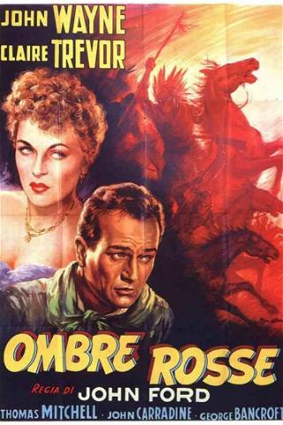 Ombre rosse poster
