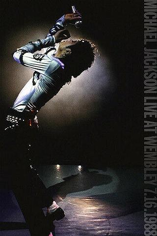 Michael Jackson - Live at Wembley July 16, 1988 poster