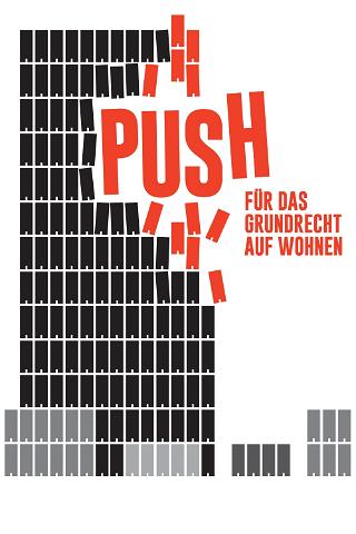 Push: Für das Grundrecht auf Wohnen poster