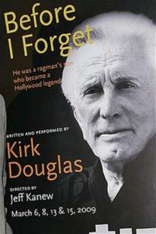 Kirk Douglas: Before I Forget poster