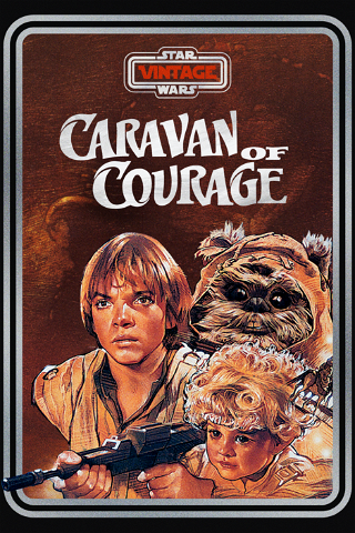 Stjernekrigen: Caravan of Courage poster