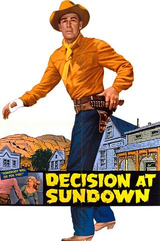 Decision at Sundown poster