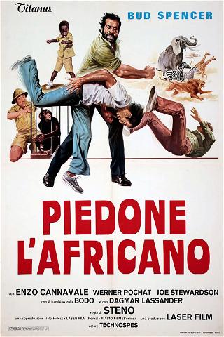 Piedone l'africano poster