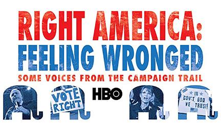 Right America: Feeling Wronged - Some Voices From The Campaign Trail poster