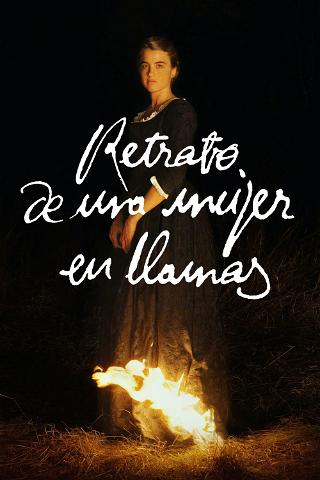 Retrato de una mujer en llamas poster