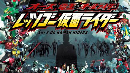 OOO, Den-O, All Riders: Let's Go Kamen Riders poster