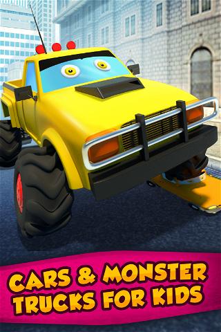 Cars & Monster Trucks For Kids poster