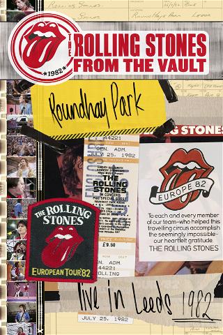 The Rolling Stones - From The Vault: Roundhay Park Leeds 1982 poster