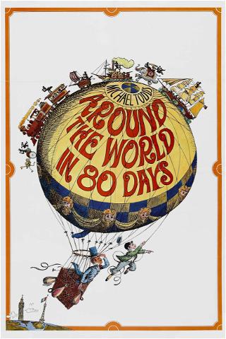 Maailman ympäri 80 päivässä poster