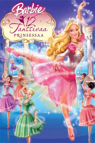 Barbie-12 tanssivaa prinsessaa poster