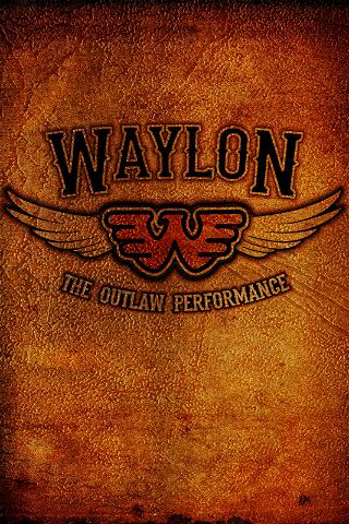 Waylon Jennings - The Outlaw Performance poster