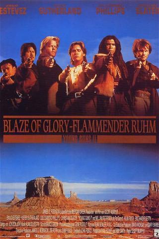 Blaze of Glory - Flammender Ruhm poster