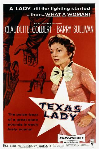 La dama de Texas poster