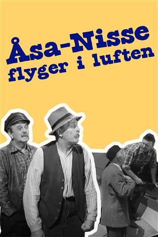 Åsa-Nisse flyger i luften poster