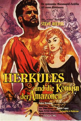 Herkules und die Königin der Amazonen poster