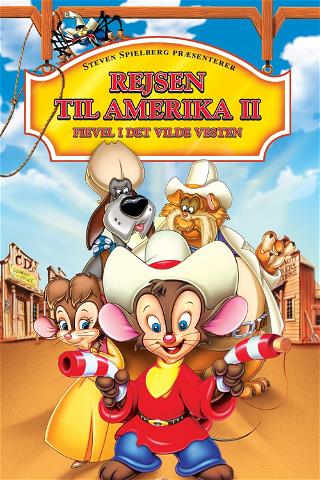 Rejsen til Amerika II: Fievel i det vilde vesten poster