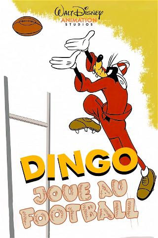 Dingo Joue au Football poster