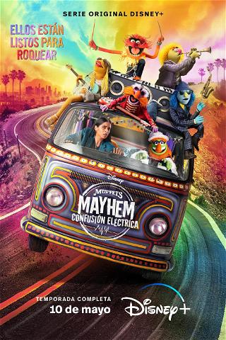 Los Muppets: Los Mayhem dan la nota poster