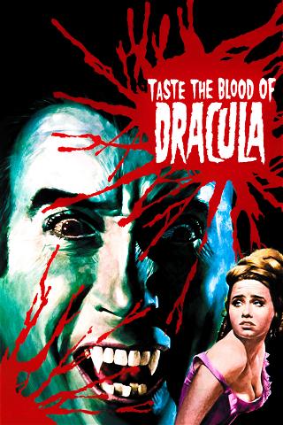 Dracula får blod på tanden poster