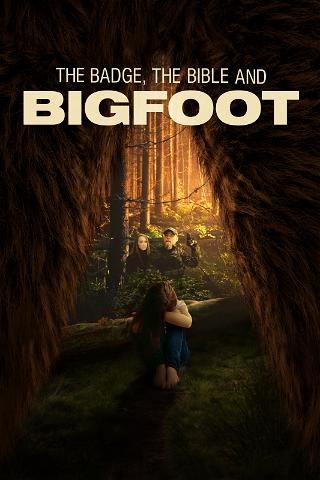 Das Abzeichen Die Bibel und Bigfoot poster