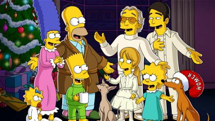 The Simpsons meet the Bocellis in “Feliz Navidad” poster
