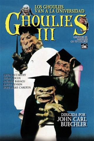 Ghoulies III: Los Ghoulies van a la universidad poster