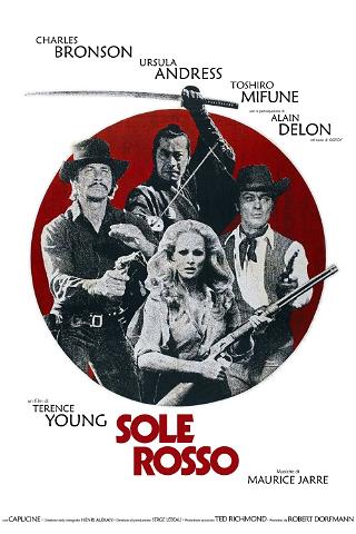Sole rosso poster