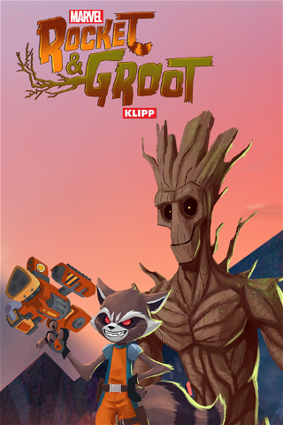 Rocket & Groot (Klipp) poster