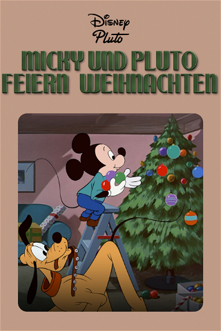 Plutos Weihnachtsbaum poster