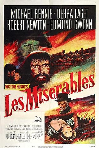 Les Miserables (1952) poster