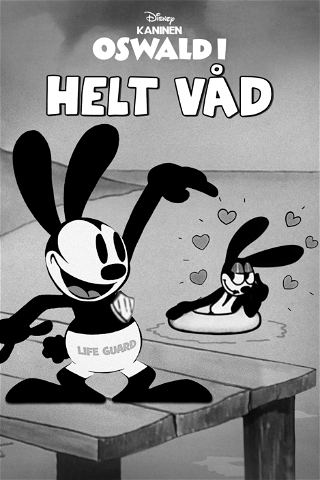 Kaninen Oswald i "Helt våd" poster