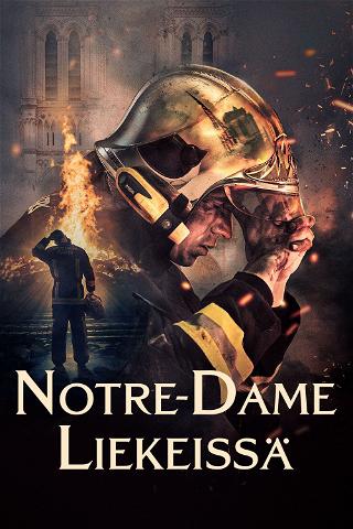 Notre-Dame liekeissä poster
