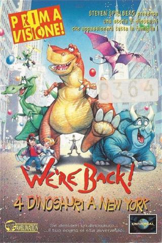 We're Back! - Quattro dinosauri a New York poster
