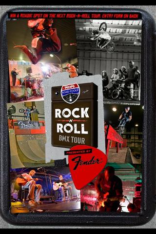 Props BMX: Road Fools Rock-n-Roll Tour 1 poster