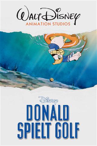 Donald spielt Golf poster