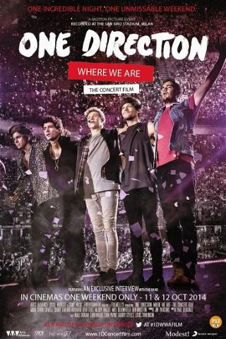 One Direction: Where We Are – The Concert Film poster