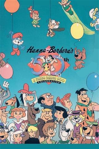 Hanna Barbera's 50th "A Yabba Dabba Doo Celebration" poster