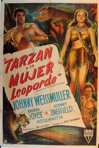Tarzán y la mujer leopardo poster